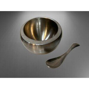 Carl Mertens 18/10 Stainless Steel Salter - Decorative Balance Bowl & Spoon